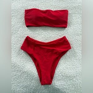 Red Bikini Set